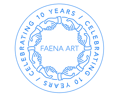 Faena Art 10 Year Celebration logo