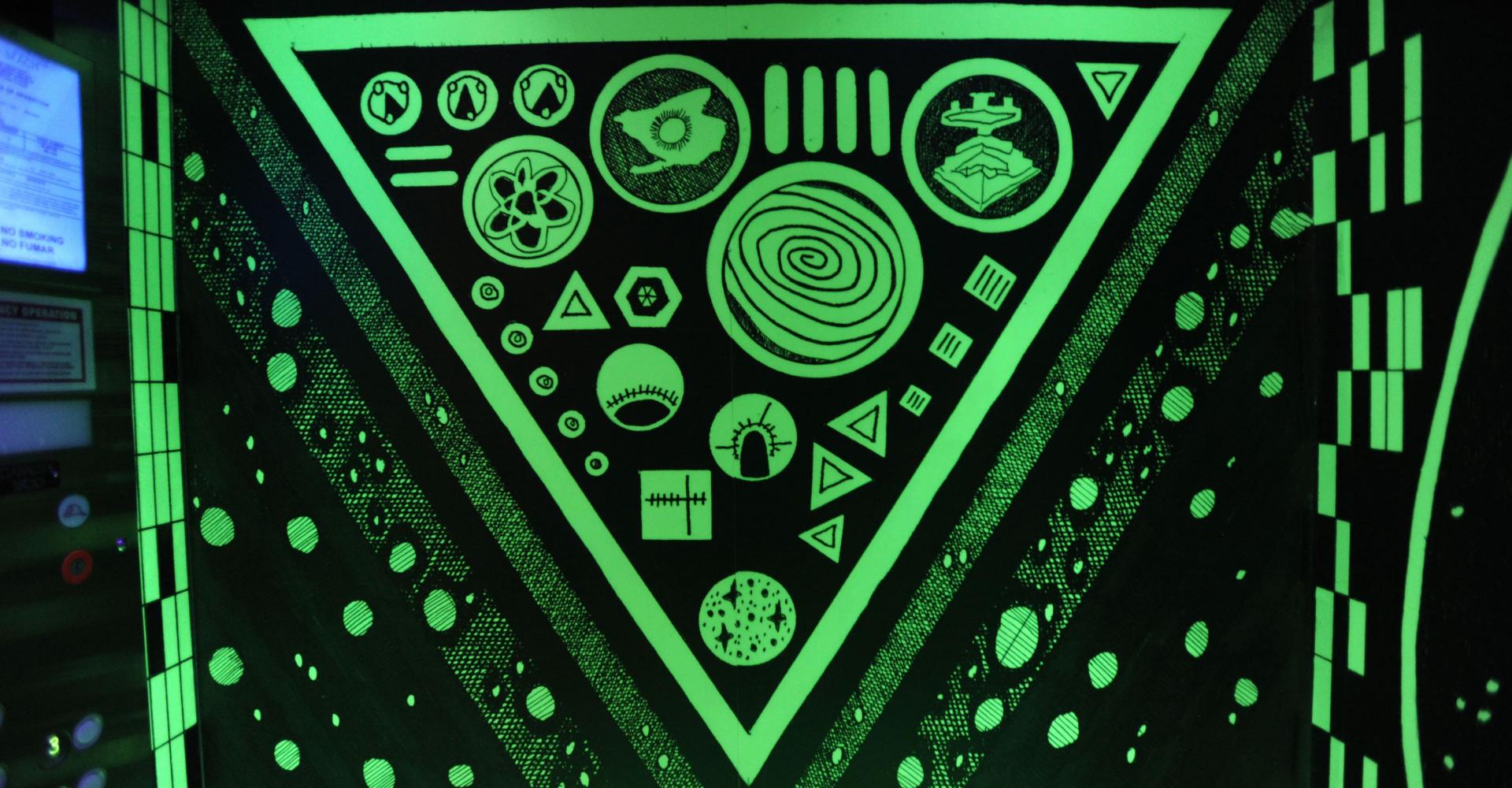 Glow in the dark murals